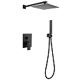 Душевая система ABBER Daheim AF8219B скрытого монтажа без излива, черная матовая Душевая система ABBER Daheim AF8219B скрытого монтажа без излива, черная матовая