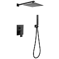 Душевая система ABBER Daheim AF8219B скрытого монтажа без излива, черная матовая Душевая система ABBER Daheim AF8219B скрытого монтажа без излива, черная матовая