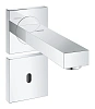 Кран для раковины GROHE Eurocube E без смешивания, настенный монтаж, 230V, хром (36442000) инфракрас
