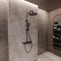 Душевая система Vincea VSFS-402MB, черный матовый Душевая система Vincea VSFS-402MB, черный матовый