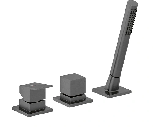 Смеситель для ванны Kludi DECUS 54447N275 оружейная сталь Смеситель для ванны Kludi DECUS 54447N275 оружейная сталь