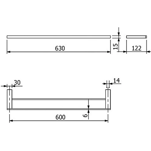 Полотенцедержатель Kludi VELA C 3198839 черный матовый Полотенцедержатель Kludi VELA C 3198839 черный матовый