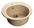 Кухонная мойка GranFest Rondo R-510 пес песок Кухонная мойка GranFest Rondo R-510 пес песок