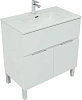 Тумба под раковину Aquanet Алвита New 80 1 ящик, 2 дверцы, белый матовый 00277550