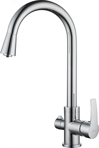 Смеситель для кухни D&K Rhein.Valerius (DA1361601) с подключением к фильтру хром Смеситель для кухни D&K Rhein.Valerius (DA1361601) с подключением к фильтру хром