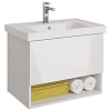 Тумба под раковину DREJA PERFECTO, 70 см, подвесная, 1 ящик, push-to-open, белый глянец 99.0807 Тумба под раковину DREJA PERFECTO, 70 см, подвесная, 1 ящик, push-to-open, белый глянец 99.0807