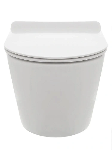 Унитаз подвесной AQUAme AQM2002 с сиденьем SoftClose, технология смыва Rimless, скрытый крепеж 490x3 Унитаз подвесной AQUAme AQM2002 с сиденьем SoftClose, технология смыва Rimless, скрытый крепеж 490x3