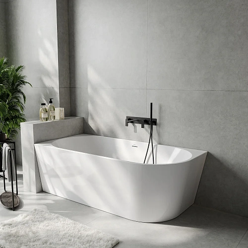 Акриловая ванна ABBER AB9502-1.4 L белая Акриловая ванна ABBER AB9502-1.4 L белая
