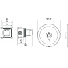 Смеситель для душа Aquatek КЛАССИК AQ1566MB Черный матовый, встраиваемый Смеситель для душа Aquatek КЛАССИК AQ1566MB Черный матовый, встраиваемый