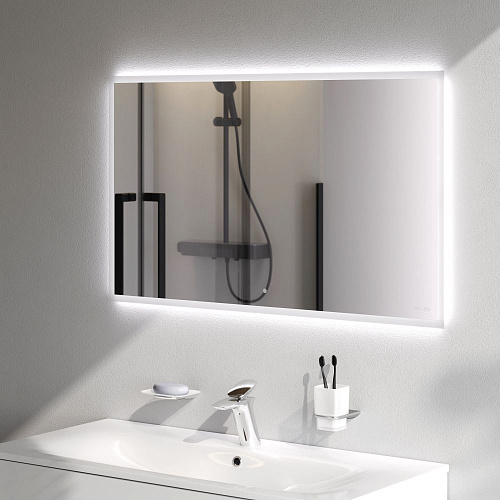 Зеркало AM.PM Spirit V2.0 M71AMOX1001SA с LED-подсветкой и системой антизапотевания, сенсор, 100 см Зеркало AM.PM Spirit V2.0 M71AMOX1001SA с LED-подсветкой и системой антизапотевания, сенсор, 100 см