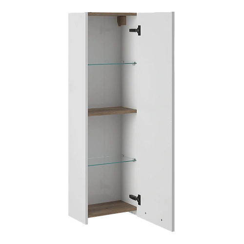 Шкаф-пенал BRIZ Кватро правый 35 см 246 04-06035-00 02 БЕЛ с корзиной для белья Шкаф-пенал BRIZ Кватро правый 35 см 246 04-06035-00 02 БЕЛ с корзиной для белья