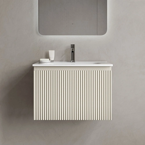 Тумба под раковину SANCOS Snob SNR1.060CE R 1.0 590х445х406 Beige Soft подвесная Тумба под раковину SANCOS Snob SNR1.060CE R 1.0 590х445х406 Beige Soft подвесная