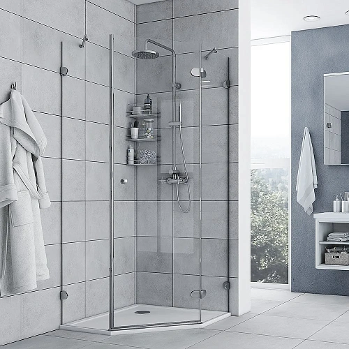 Душевой уголок Aquaton Lax FES L 1AX023SSXX000 пятиугольное 100х100х200 Душевой уголок Aquaton Lax FES L 1AX023SSXX000 пятиугольное 100х100х200