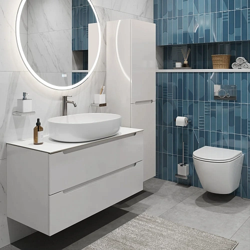 Тумба со столешницей и раковиной BelBagno ETNA 100 etna100bl-kepbo-1084-set подвесная ETNA100BL-KEPBO-1084-SET Тумба со столешницей и раковиной BelBagno ETNA 100 etna100bl-kepbo-1084-set подвесная ETNA100BL-KEPBO-1084-SET