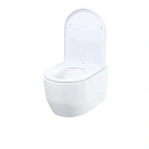 Унитаз подвесной IDDIS Aiger (AIGRDSEi25) безободковый с сиденьем Унитаз подвесной IDDIS Aiger (AIGRDSEi25) безободковый с сиденьем