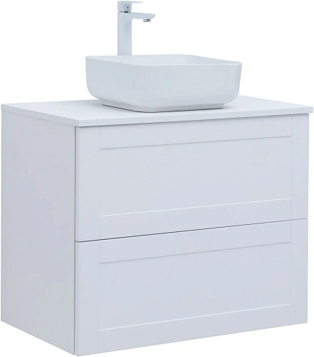 Тумба под раковину Aquanet Терра 80 белый матовый 00313234 подвесная Тумба под раковину Aquanet Терра 80 белый матовый 00313234 подвесная