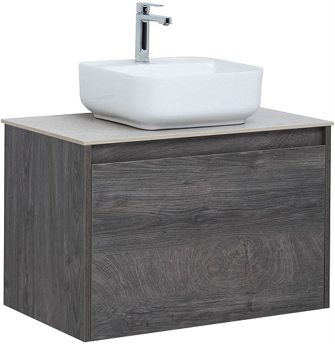 Тумба под раковину Aquanet Nova Lite 75 дуб рошелье (1 ящик) 00242274 Тумба под раковину Aquanet Nova Lite 75 дуб рошелье (1 ящик) 00242274