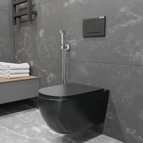 Унитаз подвесной CHARUS SKANDENBORG RIMLESS EWC700-125B безободковый, c легкосъемным сиденьем, с функцией микролифт Унитаз подвесной CHARUS SKANDENBORG RIMLESS EWC700-125B безободковый, c легкосъемным сиденьем, с функцией микролифт