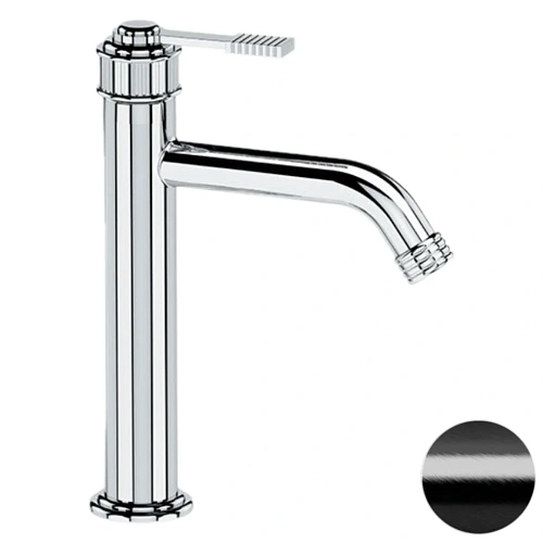 Смеситель для раковины Remer Atelier AL12ACFP, черный брашированный хром Смеситель для раковины Remer Atelier AL12ACFP, черный брашированный хром