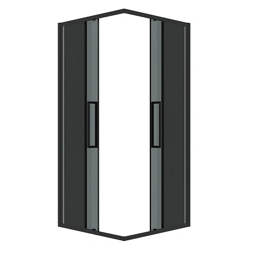 Душевой уголок GROSSMAN Cosmo 300.K33.02.8080.21.10 (80x80x195) квадрат,раздвижн,черн матов.,стекло тонирован Душевой уголок GROSSMAN Cosmo 300.K33.02.8080.21.10 (80x80x195) квадрат,раздвижн,черн матов.,стекло тонирован