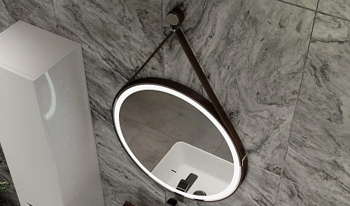 Зеркало SILVER MIRRORS D610 бесконтактный сенсор, коричневая кожа Капитан (LED-00002332) Зеркало SILVER MIRRORS D610 бесконтактный сенсор, коричневая кожа Капитан (LED-00002332)