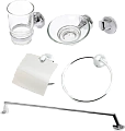Комплект аксессуаров STWORKI Эстерсунд 6 предметов, хром 556076 Комплект аксессуаров STWORKI Эстерсунд 6 предметов, хром 556076