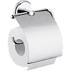 Картинка анонса товара «держатель туалетной бумаги hansgrohe logis classic с крышкой 41623000, хром»