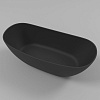 Картинка анонса товара «ванна из искусственного камня whitecross onyx c 160x75 (черный мат) искусственный камень 0206.160075 0206.160075.201»