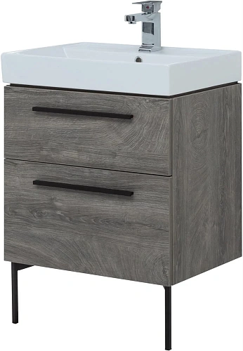 Комплект мебели Aquanet Nova 60 дуб рошелье (2 ящика) 00246281 Комплект мебели Aquanet Nova 60 дуб рошелье (2 ящика) 00246281