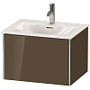 Тумба под раковину Duravit XSquare XS422206161 подвесная 61 см Коричнево-оливковый глянцевый