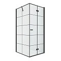 Душевой уголок NEW TRENDY NEW SOLEO BLACK R 90x90x195 D-0290A/D-0121B (черный) Душевой уголок NEW TRENDY NEW SOLEO BLACK R 90x90x195 D-0290A/D-0121B (черный)