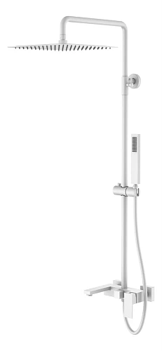 Душевая система Boheme Qubic Matt White 478-MW Душевая система Boheme Qubic Matt White 478-MW