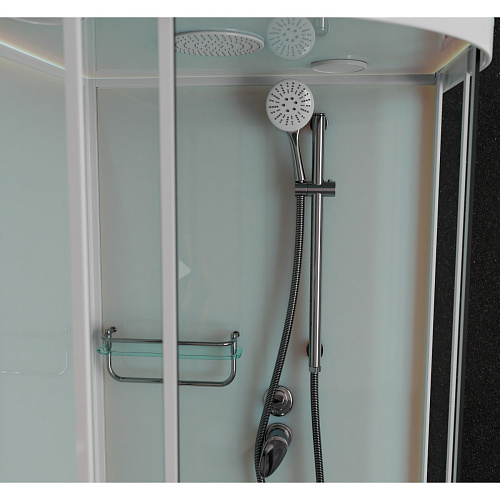 Душевая кабина Frank F409/2 М White белый профиль матовое стекло 90x90 20032 Душевая кабина Frank F409/2 М White белый профиль матовое стекло 90x90 20032