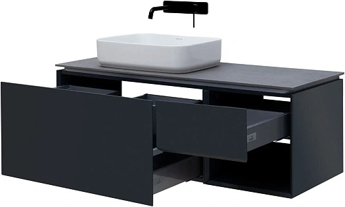 Тумба под раковину Allen Brau Infinity 120 1.21006.AM L антрацит матовый Тумба под раковину Allen Brau Infinity 120 1.21006.AM L антрацит матовый