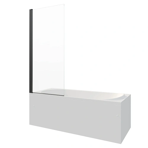 Шторка на ванну BERGES RIVER S Black 900 065013 Шторка на ванну BERGES RIVER S Black 900 065013