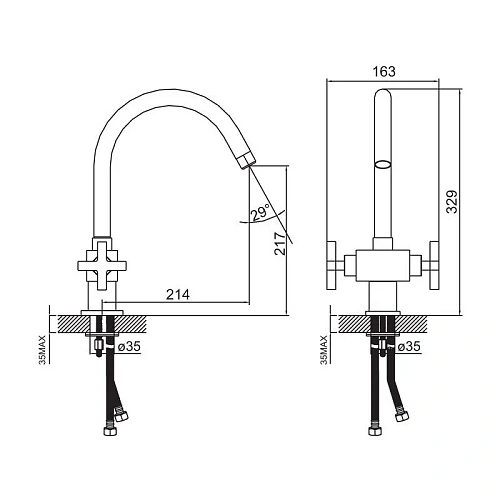 Смеситель для кухни Iddis Natal 59102T7 Смеситель для кухни Iddis Natal 59102T7