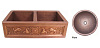 Картинка анонса товара «кухонная мойка bronze de luxe 10304, цвет - plum (сливовый), 92 х 53 х 25 см медная 10304_plum_af-02»