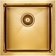 Кухонная мойка Paulmark AISI304 ALLER PM904444-BG из нержавеющей стали, брашированное золото Кухонная мойка Paulmark AISI304 ALLER PM904444-BG из нержавеющей стали, брашированное золото