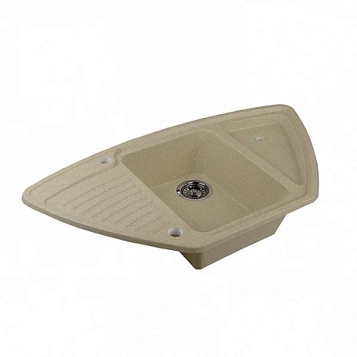 Кухонная мойка Aquaton Лория, 1A715032LR060, светло-бежевая Кухонная мойка Aquaton Лория, 1A715032LR060, светло-бежевая