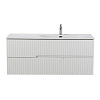 Картинка анонса товара «тумба под раковину cezares duet-n-1200-2c-so-bl-r bianco lucido 1200x457 подвесная»