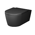Унитаз подвесной AM.PM Func C8F1701MBSC FlashClean с сиденьем микролифт, черный матовый