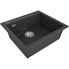 Кухонная мойка Paulmark DECORATION 56 PM935650-AN, ANTRACITE, 560х500 мм Кухонная мойка Paulmark DECORATION 56 PM935650-AN, ANTRACITE, 560х500 мм