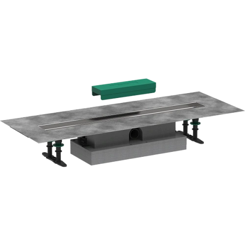 Душевой лоток Hansgrohe uBox universal для установки вровень с полом, внешняя часть слива 70 см 56017180. Душевой лоток Hansgrohe uBox universal для установки вровень с полом, внешняя часть слива 70 см 56017180.