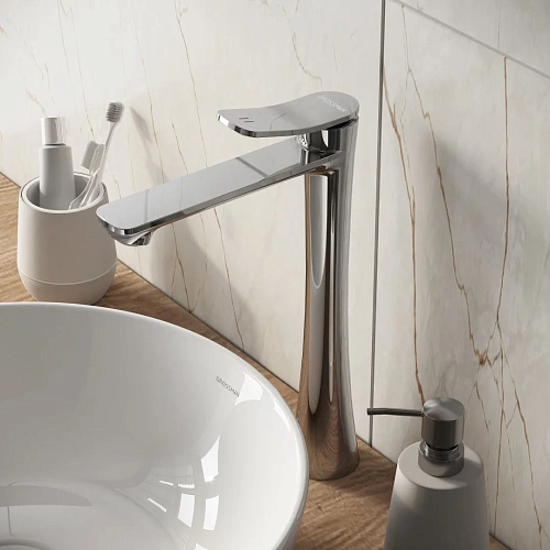 Смеситель для раковины GROSSMAN Advans 520.K35.09.100 хром глянцевый Смеситель для раковины GROSSMAN Advans 520.K35.09.100 хром глянцевый