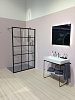 Картинка анонса товара «душевая перегородка kermi walk-in dark edition xd ww1 10020 3pk, 98-100 x 200 см с опорой, черный soft+де»
