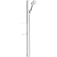 Душевой гарнитур Hansgrohe Raindance Select S 120 3jet со штангой 150 см и мыльницей 27646400, белый Душевой гарнитур Hansgrohe Raindance Select S 120 3jet со штангой 150 см и мыльницей 27646400, белый