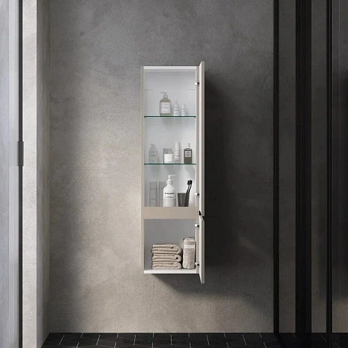 Шкаф-пенал AQUAme S1 AQM9001BG бежевый Шкаф-пенал AQUAme S1 AQM9001BG бежевый