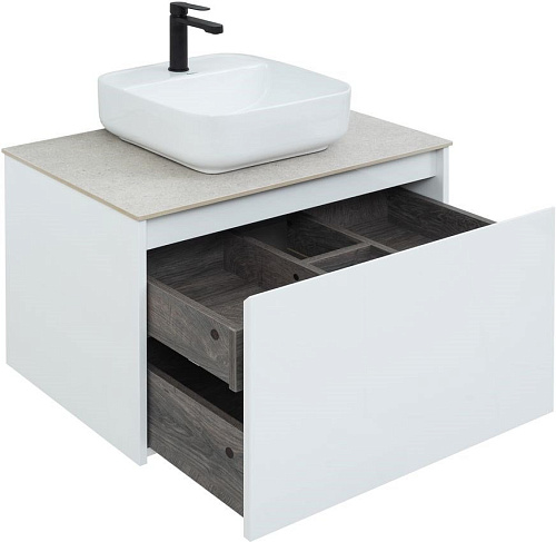 Тумба под раковину Aquanet Nova Lite 75 белый (1 ящик) 00242275 Тумба под раковину Aquanet Nova Lite 75 белый (1 ящик) 00242275