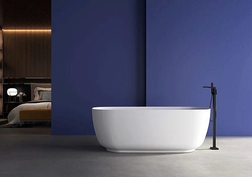 Ванна отдельностоящая ABBER AB9260 170x75 универсальная, белая акриловая Ванна отдельностоящая ABBER AB9260 170x75 универсальная, белая акриловая