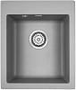 Кухонная мойка Paulmark LEER PM104249-GRM кварцевая серый металлик